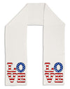 American Love Design - Distressed Adult Fleece 64&#x22; Scarf by TooLoud-TooLoud-White-One-Size-Adult-Davson Sales