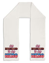 My Husband is My Hero - Armed Forces Adult Fleece 64&#x22; Scarf by TooLoud-TooLoud-White-One-Size-Adult-Davson Sales