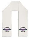 Take a Hike Adult Fleece 64" Scarf-Scarves-TooLoud-White-One-Size-Adult-Davson Sales