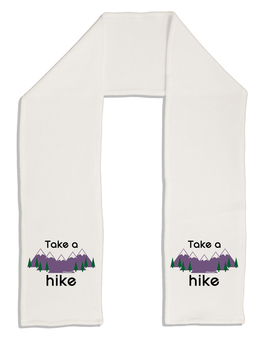 Take a Hike Adult Fleece 64" Scarf-Scarves-TooLoud-White-One-Size-Adult-Davson Sales