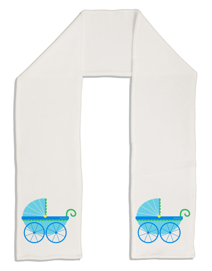 Baby Boy Carriage Adult Fleece 64&#x22; Scarf-TooLoud-White-One-Size-Adult-Davson Sales