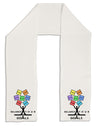 Balance Your Goals Adult Fleece 64&#x22; Scarf-TooLoud-White-One-Size-Adult-Davson Sales