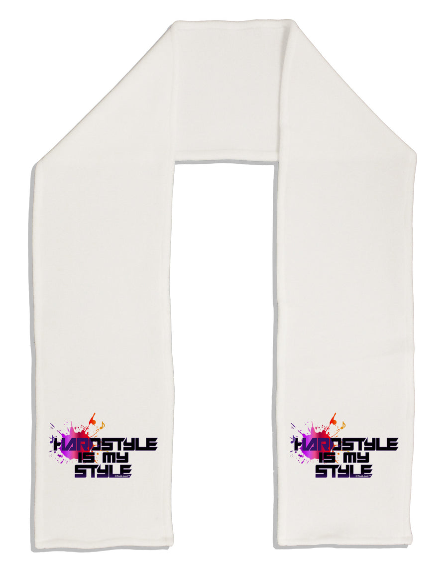 Hardstyle Is My Style Adult Fleece 64&#x22; Scarf-TooLoud-White-One-Size-Adult-Davson Sales