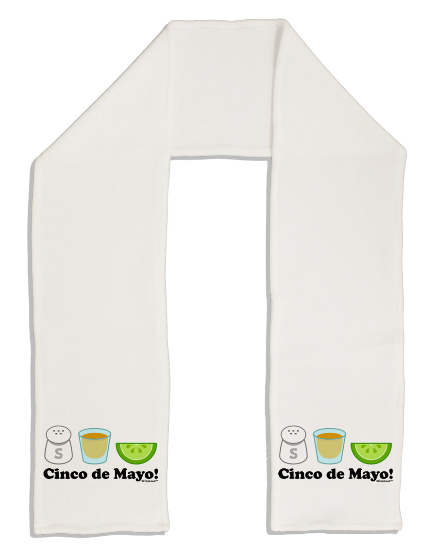 Cinco de Mayo Design - Salt Tequila Lime Adult Fleece 64&#x22; Scarf by TooLoud-TooLoud-White-One-Size-Adult-Davson Sales