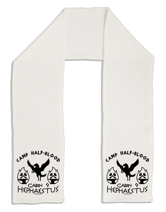 Cabin 9 Hephaestus Half Blood Adult Fleece 64&#x22; Scarf-TooLoud-White-One-Size-Adult-Davson Sales