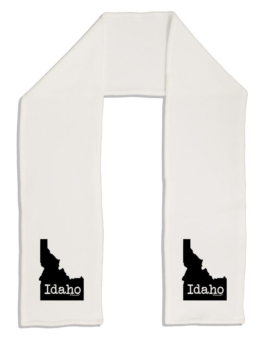 Idaho - United States Shape Adult Fleece 64&#x22; Scarf by TooLoud-TooLoud-White-One-Size-Adult-Davson Sales