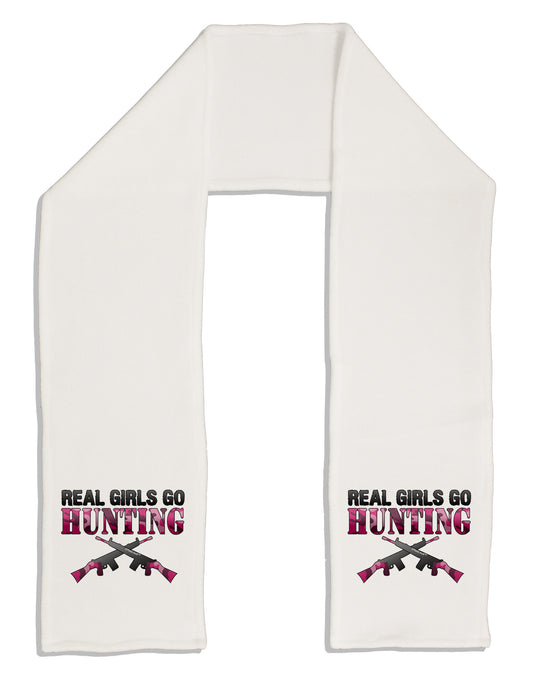 Real Girls Go Hunting Adult Fleece 64&#x22; Scarf-TooLoud-White-One-Size-Adult-Davson Sales