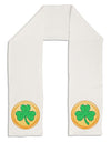 Shamrock Button Vector Design Adult Fleece 64&#x22; Scarf by TooLoud-TooLoud-White-One-Size-Adult-Davson Sales