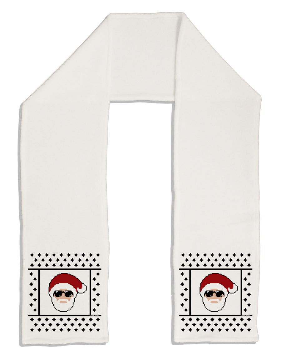 Cool Santa Christmas Sweater Adult Fleece 64&#x22; Scarf-TooLoud-White-One-Size-Adult-Davson Sales