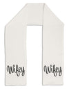 Wifey - Wife Design Adult Fleece 64&#x22; Scarf by TooLoud-TooLoud-White-One-Size-Adult-Davson Sales