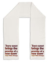 Emerson Sunset Quote Adult Fleece 64" Scarf-Scarves-TooLoud-White-One-Size-Adult-Davson Sales