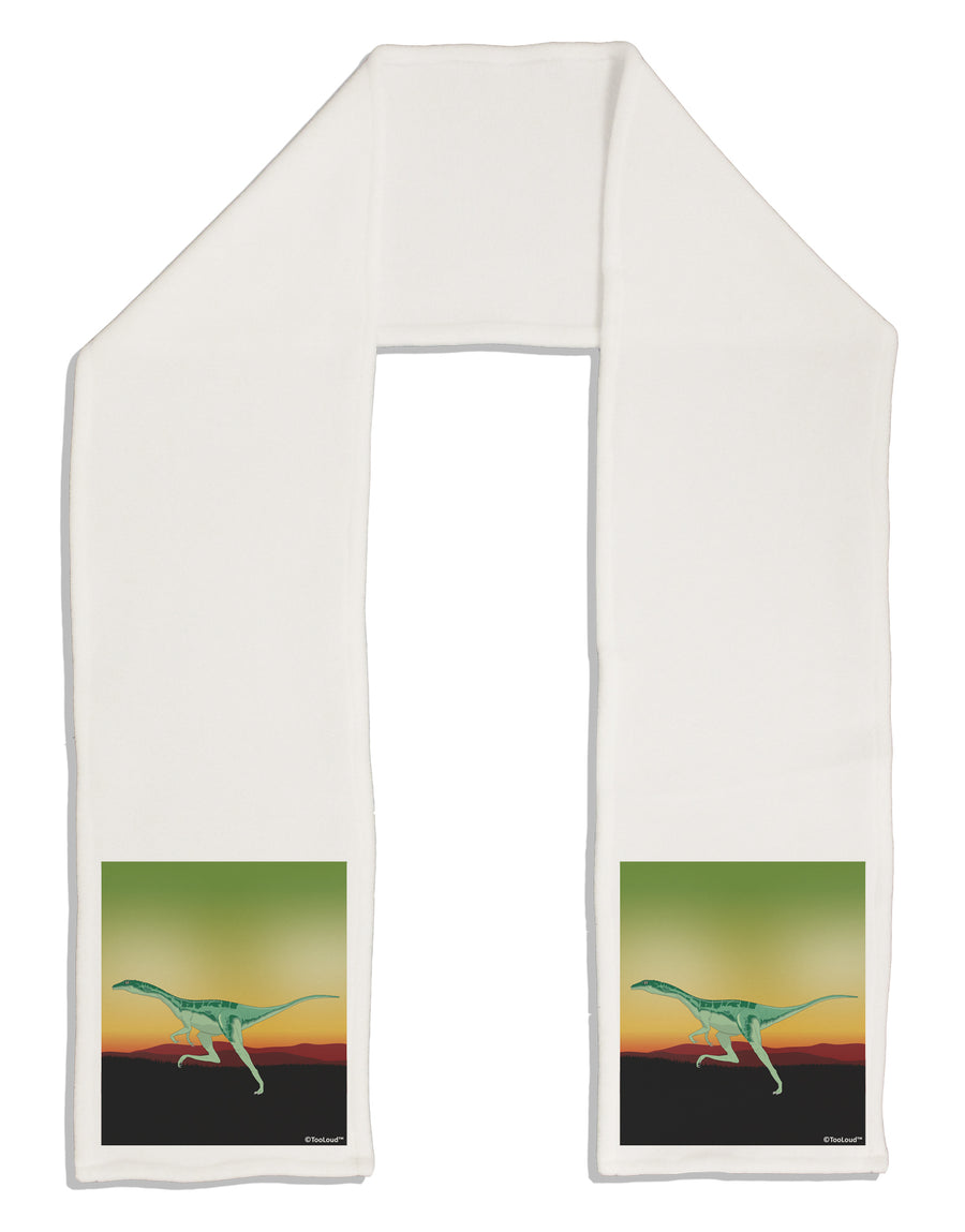 Ornithomimus Velox - Without Name Adult Fleece 64&#x22; Scarf by TooLoud-TooLoud-White-One-Size-Adult-Davson Sales