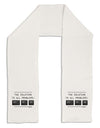 The Solution - Ctrl Alt Del Adult Fleece 64&#x22; Scarf-TooLoud-White-One-Size-Adult-Davson Sales