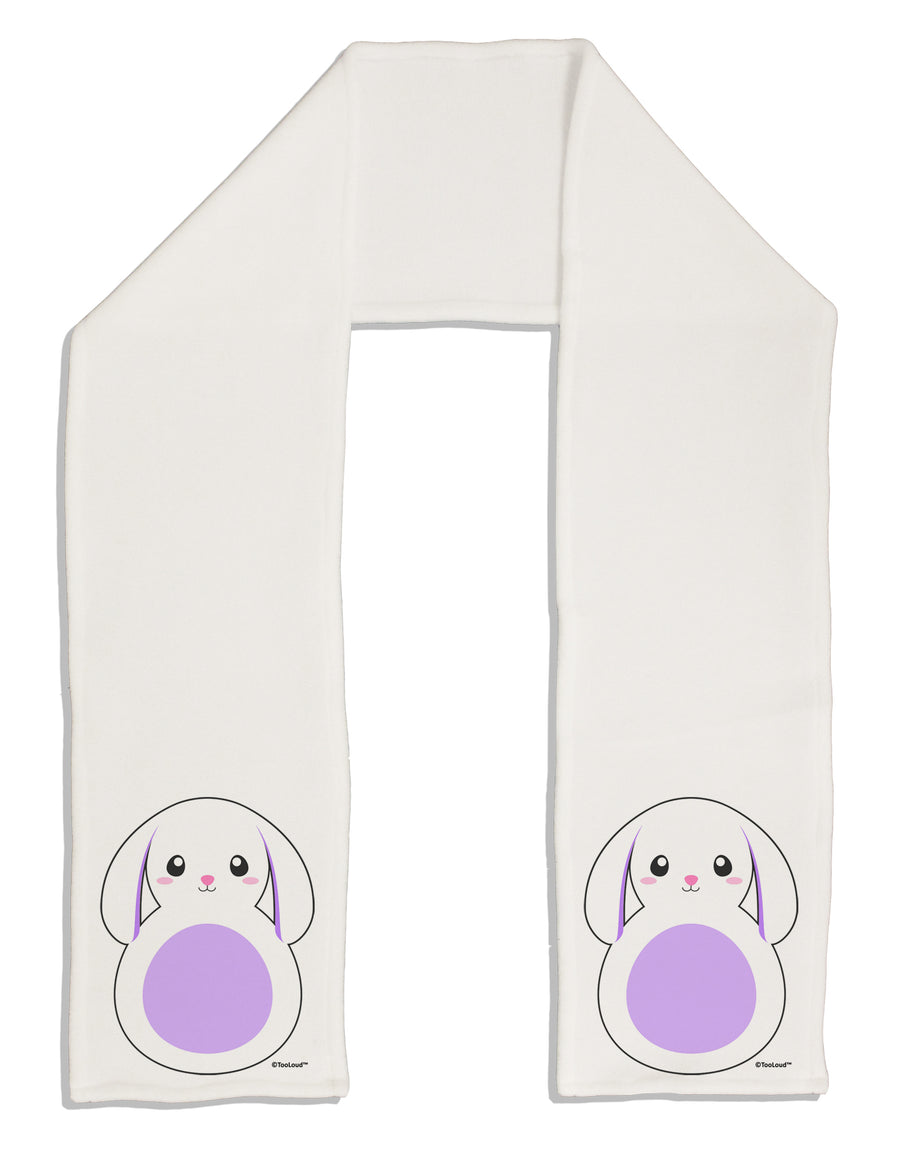 Cute Bunny with Floppy Ears - Purple Adult Fleece 64&#x22; Scarf by TooLoud-TooLoud-White-One-Size-Adult-Davson Sales