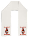 Be a Warrior Not a Worrier Adult Fleece 64&#x22; Scarf by TooLoud-TooLoud-White-One-Size-Adult-Davson Sales