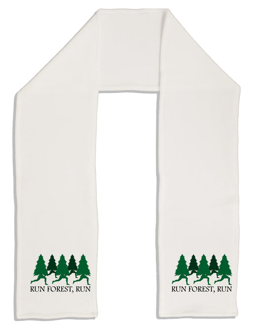 Run Forest Run Funny Adult Fleece 64&#x22; Scarf by TooLoud-TooLoud-White-One-Size-Adult-Davson Sales