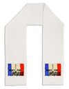 Pray For Paris Watercolor Adult Fleece 64&#x22; Scarf-TooLoud-White-One-Size-Adult-Davson Sales