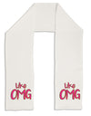 Like OMG Adult Fleece 64&#x22; Scarf by TooLoud-TooLoud-White-One-Size-Adult-Davson Sales