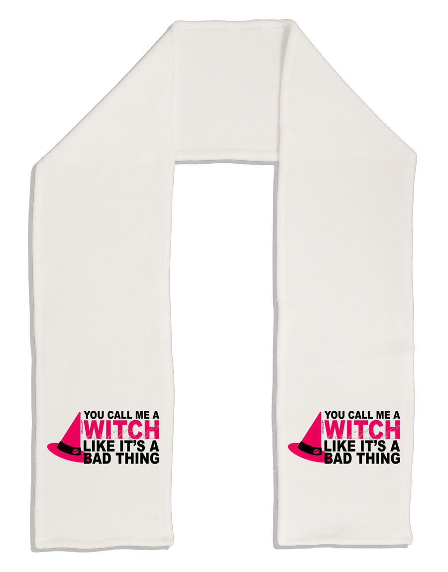 Witch - Bad Thing Hat Adult Fleece 64&#x22; Scarf-TooLoud-White-One-Size-Adult-Davson Sales