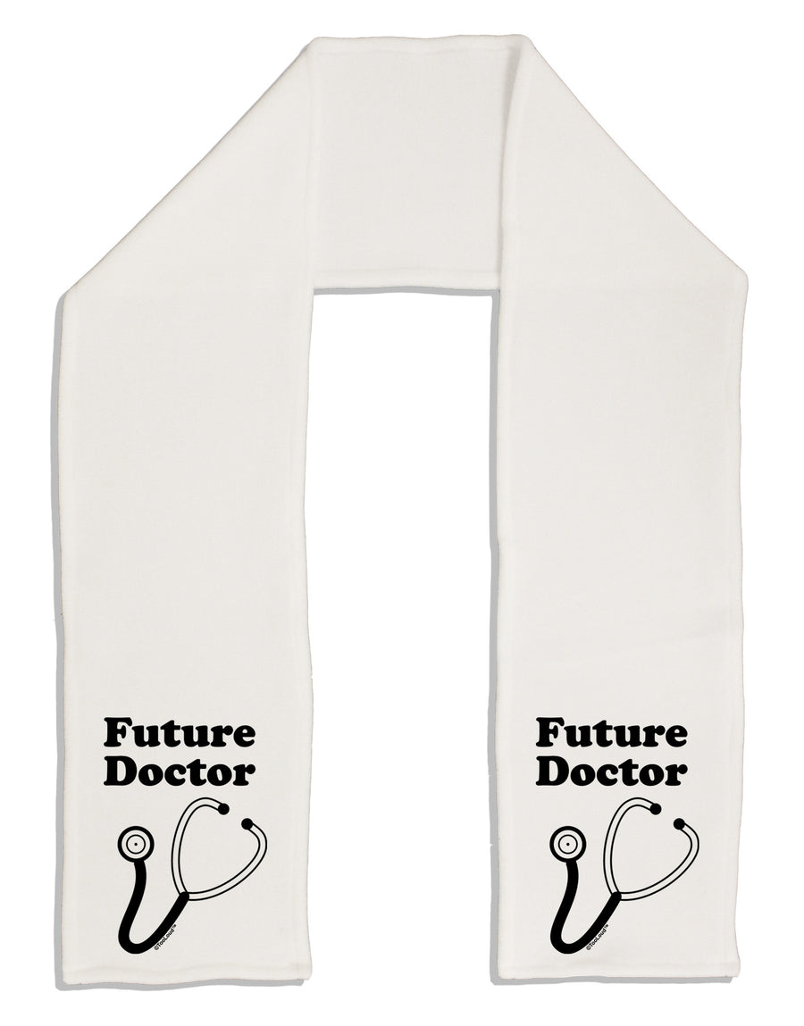 Future Doctor Adult Fleece 64&#x22; Scarf-TooLoud-White-One-Size-Adult-Davson Sales