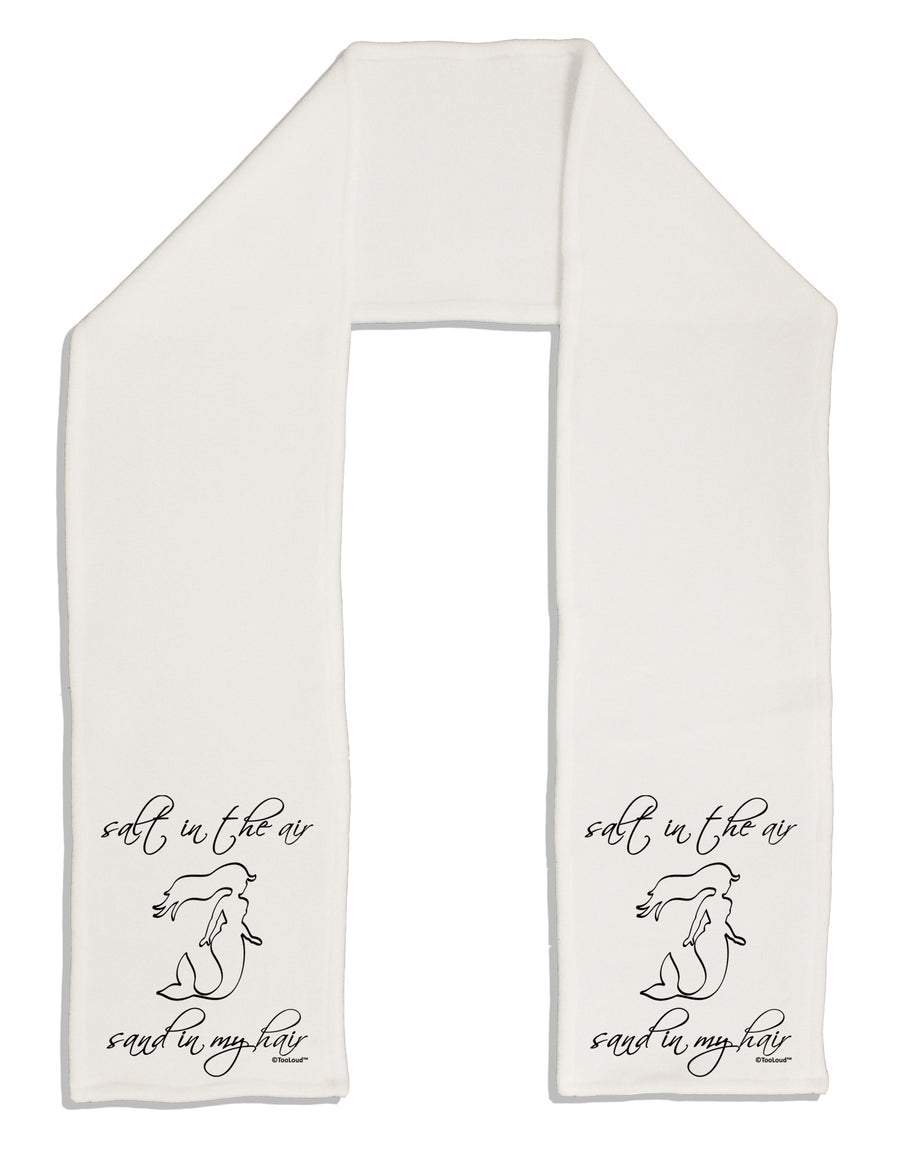 Salt in the Air Sand in My Hair - Mermaid Adult Fleece 64&#x22; Scarf-TooLoud-White-One-Size-Adult-Davson Sales