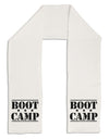 Bootcamp Large distressed Text Adult Fleece 64&#x22; Scarf-TooLoud-White-One-Size-Adult-Davson Sales