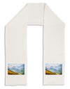 Colorado Fog Mountains Adult Fleece 64&#x22; Scarf-TooLoud-White-One-Size-Adult-Davson Sales