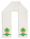 Shamrock Button - St Patrick's Day Adult Fleece 64&#x22; Scarf by TooLoud-TooLoud-White-One-Size-Adult-Davson Sales