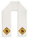Beer Xing Adult Fleece 64" Scarf-TooLoud-White-One-Size-Adult-Davson Sales