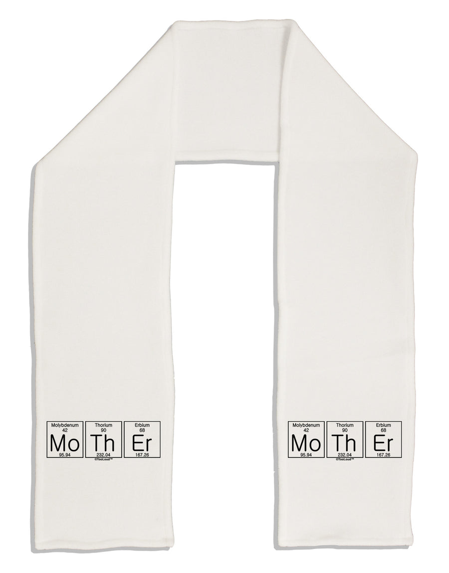 Mother - Periodic Table Adult Fleece 64" Scarf-TooLoud-White-One-Size-Adult-Davson Sales