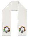 Pixel Pot of Gold St Patrick Text Adult Fleece 64&#x22; Scarf-TooLoud-White-One-Size-Adult-Davson Sales