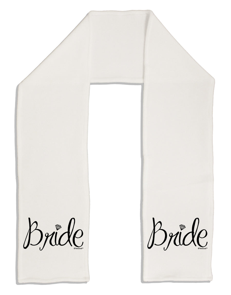 Bride Design - Diamond Adult Fleece 64&#x22; Scarf-TooLoud-White-One-Size-Adult-Davson Sales