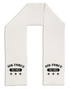 Retired Air Force Adult Fleece 64&#x22; Scarf-TooLoud-White-One-Size-Adult-Davson Sales