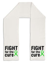 Fight for the Cure - Lime Green Ribbon Lyme Disease Adult Fleece 64&#x22; Scarf-TooLoud-White-One-Size-Adult-Davson Sales