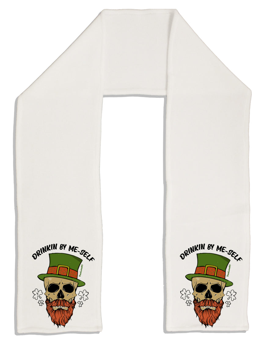 Drinking By Me-Self Adult Fleece 64 Inch Scarf-Scarves-TooLoud-White-One-Size-Adult-Davson Sales