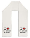 I Heart My Gamer Wife Adult Fleece 64&#x22; Scarf-TooLoud-White-One-Size-Adult-Davson Sales