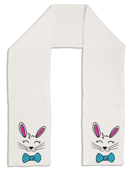Happy Easter Bunny Face Adult Fleece 64 Inch Scarf-Scarves-TooLoud-White-One-Size-Adult-Davson Sales