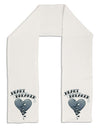 Heart Breaker Manly Adult Fleece 64&#x22; Scarf by-TooLoud-White-One-Size-Adult-Davson Sales