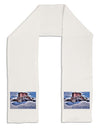 Victor Mines Colorado Text Adult Fleece 64&#x22; Scarf-TooLoud-White-One-Size-Adult-Davson Sales