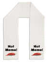 Hot Mama Chili Pepper Adult Fleece 64" Scarf-TooLoud-White-One-Size-Adult-Davson Sales