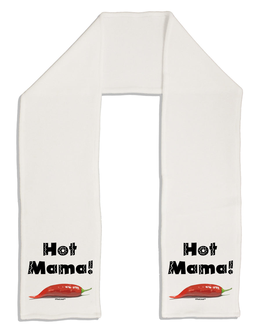 Hot Mama Chili Pepper Adult Fleece 64" Scarf-TooLoud-White-One-Size-Adult-Davson Sales