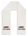 Love - Try Not To Breathe Adult Fleece 64&#x22; Scarf-TooLoud-White-One-Size-Adult-Davson Sales