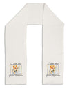 I Love My Golden Retriever Adult Fleece 64&#x22; Scarf-TooLoud-White-One-Size-Adult-Davson Sales