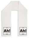 Ah the Element of Surprise Funny Science Adult Fleece 64&#x22; Scarf by TooLoud-TooLoud-White-One-Size-Adult-Davson Sales