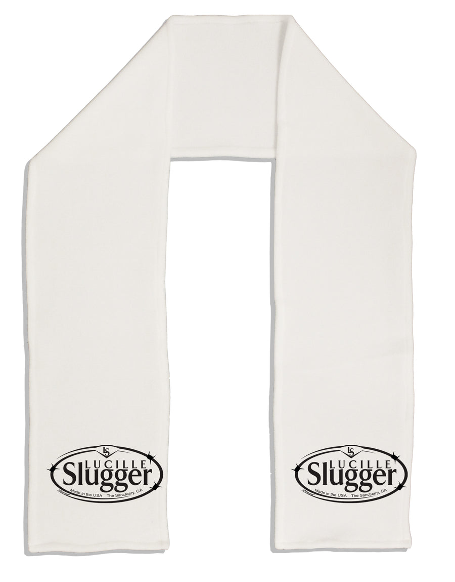 Lucille Slugger Logo Adult Fleece 64&#x22; Scarf by TooLoud-TooLoud-White-One-Size-Adult-Davson Sales