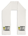 Tequila Is My Spirit Animal Adult Fleece 64&#x22; Scarf-TooLoud-White-One-Size-Adult-Davson Sales