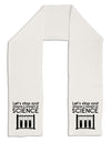 Moment of Science Adult Fleece 64&#x22; Scarf by TooLoud-TooLoud-White-One-Size-Adult-Davson Sales