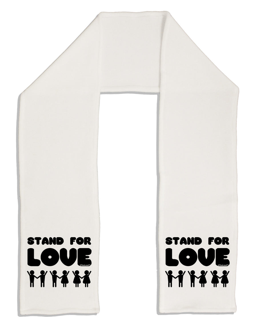 Stand For Love Adult Fleece 64&#x22; Scarf-TooLoud-White-One-Size-Adult-Davson Sales