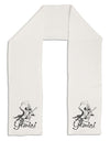 Gemini Illustration Adult Fleece 64&#x22; Scarf-TooLoud-White-One-Size-Adult-Davson Sales