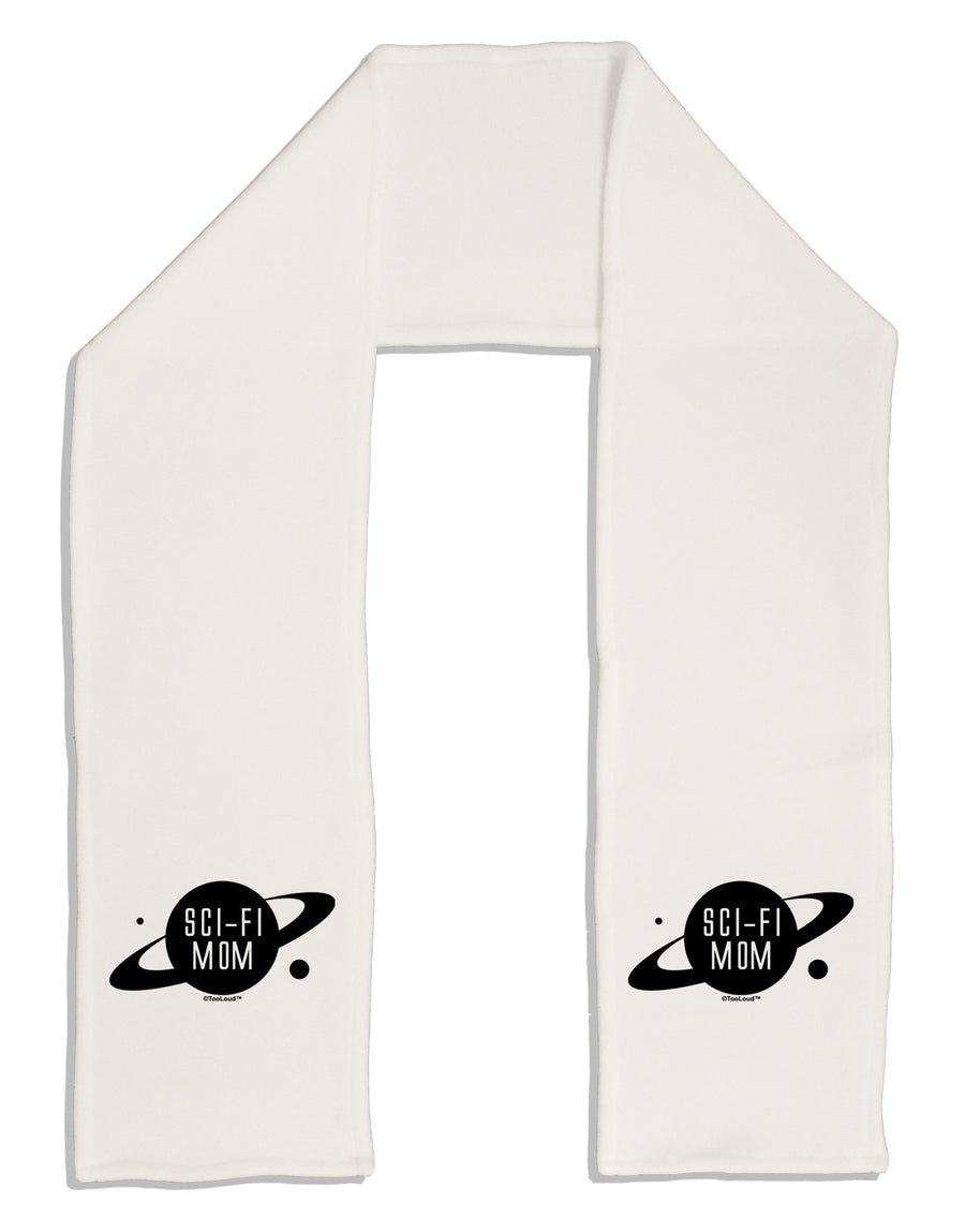 Sci-Fi Mom - Mother's Day Design Adult Fleece 64" Scarf-TooLoud-White-One-Size-Adult-Davson Sales